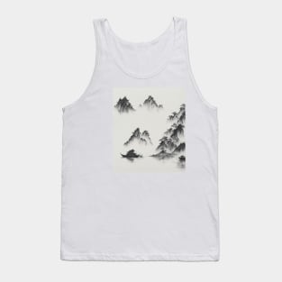 chinese town scene Tank Top